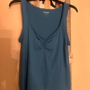 Old Navy Women's ribbed cinched Tank Top L